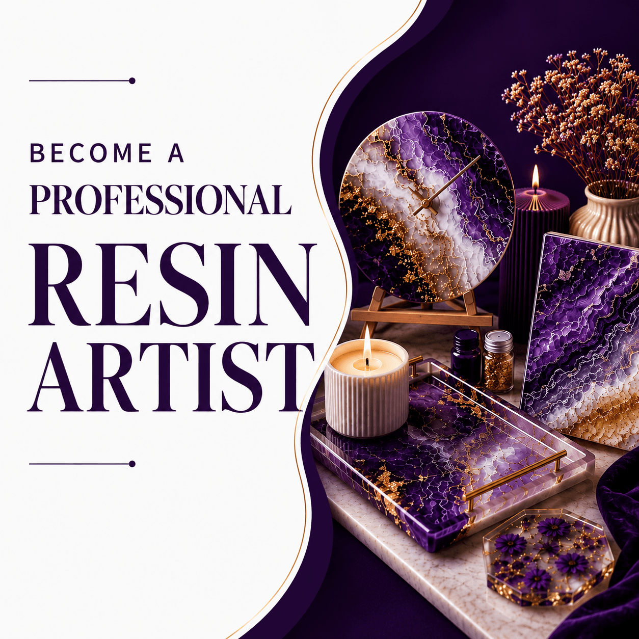 Become A Professional Resin Artist
